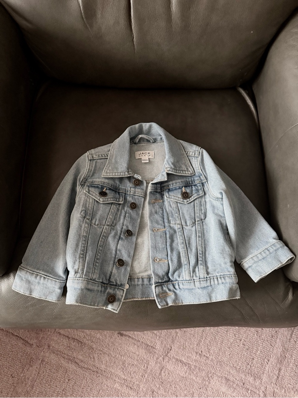 Janie & Jack Denim Jacket Baby Size 12-18 Months Boy or Girl